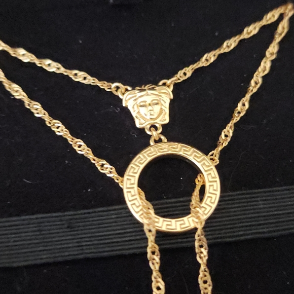 Versace Medusa Lariat Necklace - Picture 2 of 3